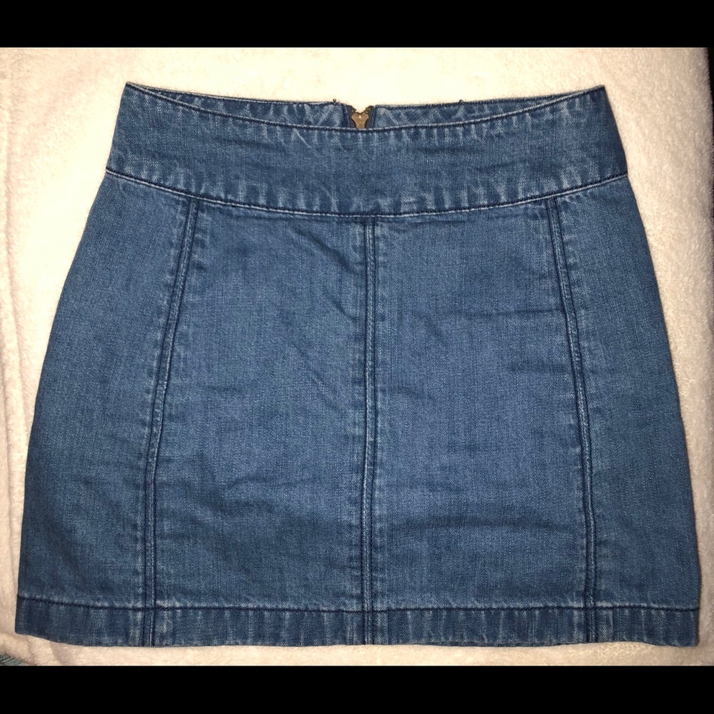 PRICE DROP Free People Denim Skirt